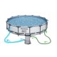 Bestway 56488 Above Ground Frame Pool Set 457 x 107 cm, 18-in-1 Kit
