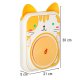 Kids Pottery Wheel Kit with Clay and Paints, Yellow Cat