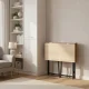 Modernhome Folding Computer Desk 80x45 cm, Light Oak