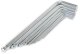 Ball End Hex Key Allen Wrench Set 9 Piece Metric 1.5-10mm