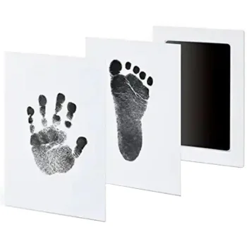 Inkless Baby Handprint and Footprint Kit 12.5 x 8 cm, Black