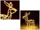 Light-Up Reindeer 216 LED Christmas Outdoor Decoration with Moving Head