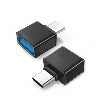 Maclean MCE470 OTG Adapter USB-A to USB-C, Black