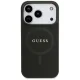 Guess Saffiano Classic Logo MagSafe Case for iPhone 17 Pro Black