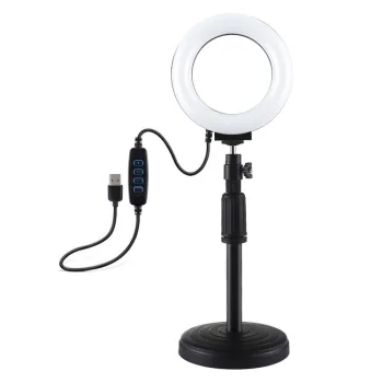 Puluz PU391 LED Ring Lamp with Adjustable Base