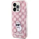 Karl Lagerfeld iPhone 15 Pro Max Case Monogram Choupette, Pink