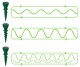 Solar Screw-in Mole Repeller, Set of 2pcs