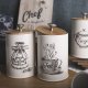 Large Metal Kitchen Canister Set of 3 for Food Storage, Coffee Tea and Sugar
