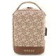 Guess GCube Stripe Organizer Bag, Brown