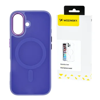 Wozinsky Fashion Case for Samsung Galaxy S24 FE with MagSafe, Purple