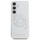 Karl Lagerfeld Rhinestones Case for Samsung Galaxy S25, Transparent