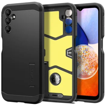 Samsung Galaxy A14 5G (SM-A146) / 4G (SM-A145F/DSN) Spigen Tough Armor Case Cover, Black