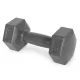ModernHome Hex Dumbbells 2×1 kg Fitness Weights, Grey