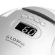 Glow UV/LED Manicure & Pedicure Lamp F2 SP 220 W, White (57 LED, Dual LED, Low Heat Mode)