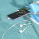 HOCO M111 Wired In-Ear Earphones with Lightning Plug for iPhone, White