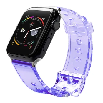 Strap Light Silicone Band for Apple Watch 38 / 40 mm, Purple