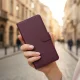 Tech-Protect Wallet Case for Samsung Galaxy A27 5G, Burgundy