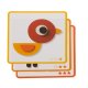 Kruzzel 00022426 Wooden Logic Puzzle with Geometric Shapes