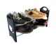 Expandable Shoe Rack AG532, Black/Grey