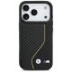 BMW iPhone 17 Pro Case M Carbon Line & Logo MagSafe, Black/Yellow