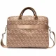 Guess GCube Stripes Laptop Bag 16\", Brown