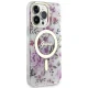 Guess iPhone 14 Pro Case Flower MagSafe, Transparent