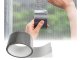 Window Screen Repair Tape 2m Self-Adhesive, Milky Gray
