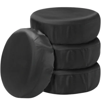 Xtrobb Tire and Wheel Covers, 17-20 inches, 4 pcs, Black