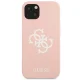Guess Silicone 4G Logo Case for Apple iPhone 13 mini, Pink