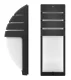 Garden Wall Lamp E27 IP54, Black
