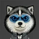 Nimmy Cool&Cute 2.0 Wolf Case for iPhone 17, Black