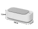 Ultrasonic Cleaner for Jewelry, Glasses and Watches, White/Grey