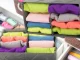 Drawer and Wardrobe Organizer for Underwear and Socks, 20x34x10 cm, Grey