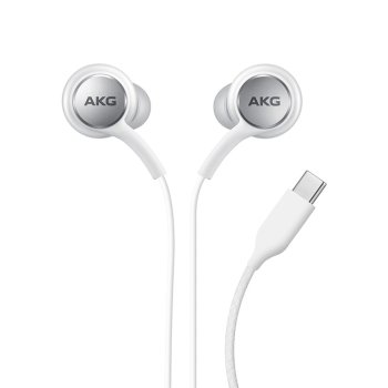 Samsung EO-IC100BWE USB-C Stereo Hi-Fi Wired Headphones (OOB Bulk - Replacement Packaging) - White