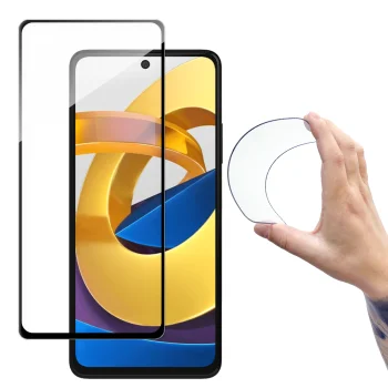 Hybrid Tempered Glass Film Wozinsky Full Cover Flexi for Xiaomi Poco M4 Pro 5G, Transparent