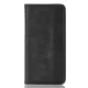 Sony Xperia 10 III / 10 III Lite Vintage Style Magnetic Leather Wallet Case Cover, Black