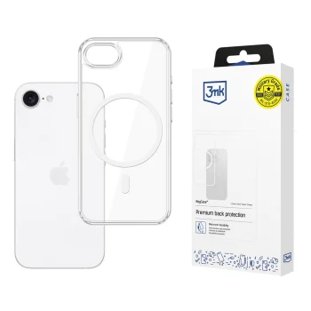 3mk MagCase Case for Apple iPhone 16e / SE4 Transparent