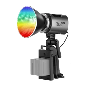 Neewer MS60C RGB LED Video Light, 65W, 2700K–6500K