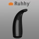 Touchless Automatic Soap Dispenser Ruhhy 22229, 300 ml, Black