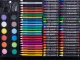 Kids Art Set in Plastic Suitcase, 150 pcs