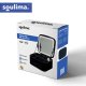 Soulima Beauty Case with LED Mirror, Black