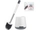 Silicone Toilet Brush 43 cm, White/Gray