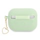Guess AirPods Pro Case Silicone Heart Charm Green