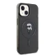 Karl Lagerfeld iPhone 15 Case IML Ikonik MagSafe, Black