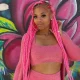 Kanekalon Synthetic Afro Braids for Hairstyles 60cm, Neon pink
