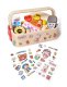 Kids Toy Wooden Breakfast Food Set in the Box