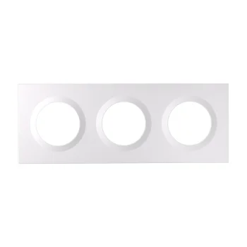 Triple Frame for Sonoff Orb Switch EF3G, White