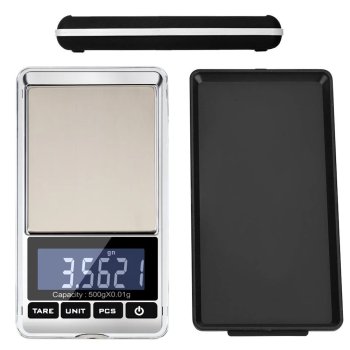 Precision Digital Pocket Jewelry Scale 500g x 0.01g Gram Scale