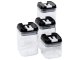 Food Storage Container Set with Seal, 4 pcs