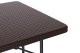 MultiGarden 6 Foot Folding Table, Rattan Style for Outdoor Catering and Banquets